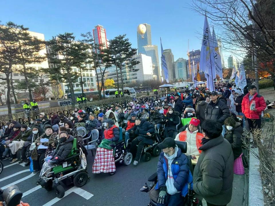 (241203) 세계장애인의날, 권리중심공공일자리 특별법 제정 촉구 결의대회