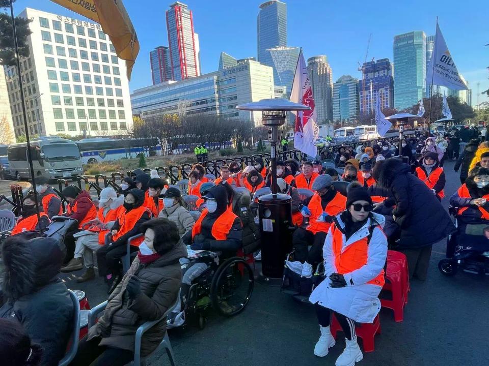 (241203) 세계장애인의날, 권리중심공공일자리 특별법 제정 촉구 결의대회
