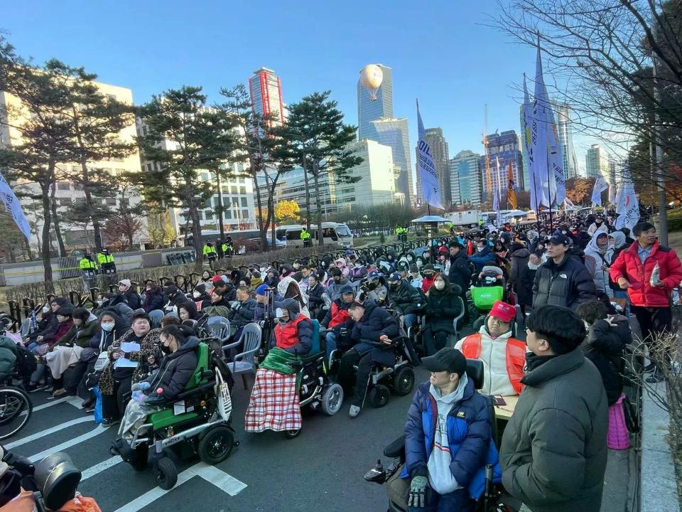  (241203) 세계장애인의날, 권리중심공공일자리 특별법 제정 촉구 결의대회