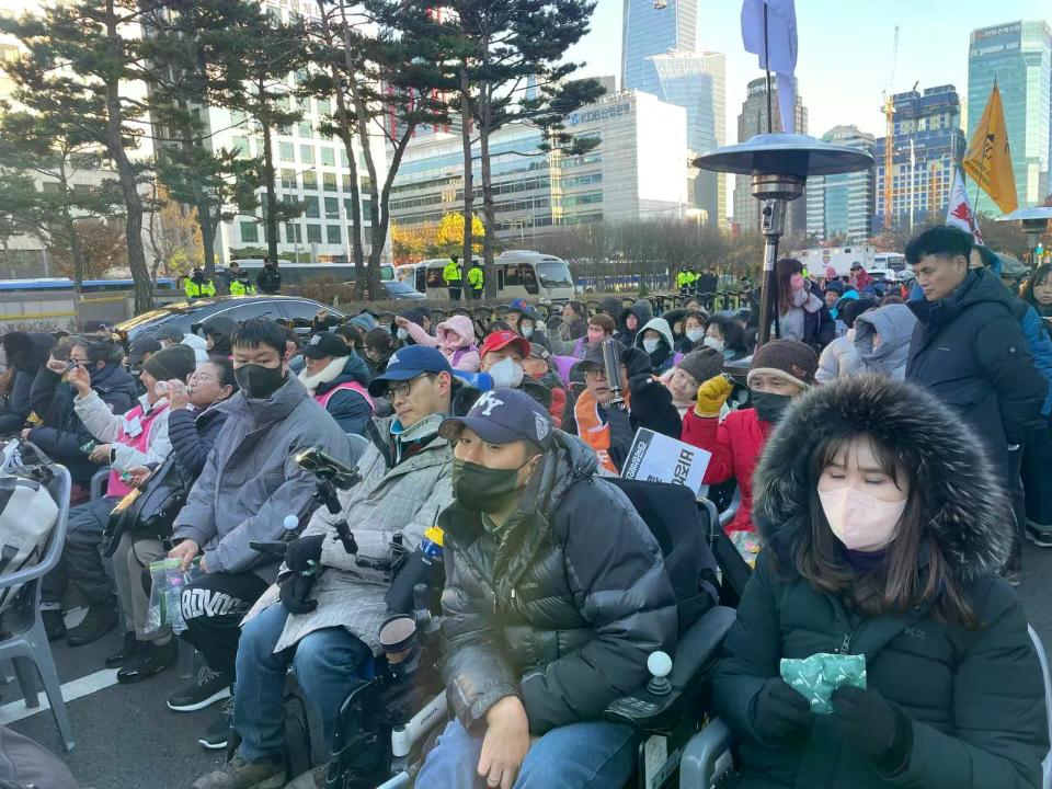 (241203) 세계장애인의날, 권리중심공공일자리 특별법 제정 촉구 결의대회